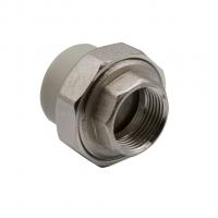 Муфта комб. разъемная, вн 25х3/4'' EVER® plast   СЕРЫЙ (Россия)