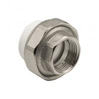 Муфта комб. разъемная, вн 25х3/4" EVER® plast БЕЛЫЙ (Россия)