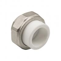 Муфта комб. разъемная, вн 25х3/4" EVER® plast БЕЛЫЙ (Россия)