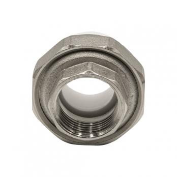 Муфта комб. разъемная, вн 25х3/4" EVER® plast БЕЛЫЙ (Россия)