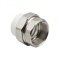 Муфта комб. разъемная, вн 32х1 1/4" EVER® plast  БЕЛЫЙ (Россия)