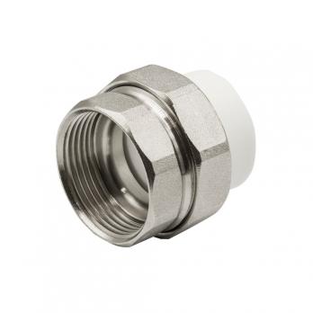 Муфта комб. разъемная, вн 32х1 1/4" EVER® plast  БЕЛЫЙ (Россия)