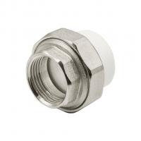 Муфта комб. разъемная, вн 32х1" EVER® plast БЕЛЫЙ (Россия)