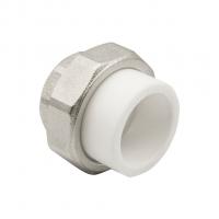 Муфта комб. разъемная, вн 32х1" EVER® plast БЕЛЫЙ (Россия)