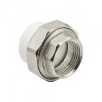 Муфта комб. разъемная, вн 32х1" EVER® plast БЕЛЫЙ (Россия)