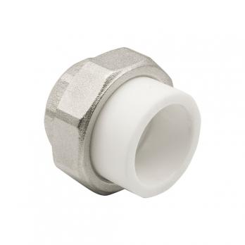 Муфта комб. разъемная, вн 32х1" EVER® plast БЕЛЫЙ (Россия)