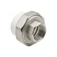 Муфта комб. разъемная, вн 32х3/4" EVER® plast  БЕЛЫЙ (Россия)