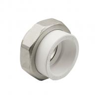 Муфта комб. разъемная, вн 50х1 1/2" EVER® plast  БЕЛЫЙ (Россия)