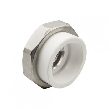 Муфта комб. разъемная, вн 63х2" EVER® plast  БЕЛЫЙ (Россия)