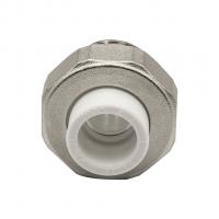 Муфта комб. разъемная, нар 20х1" EVER® plast  БЕЛЫЙ (Россия)