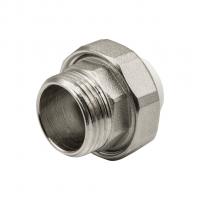 Муфта комб. разъемная, нар 20х1" EVER® plast  БЕЛЫЙ (Россия)