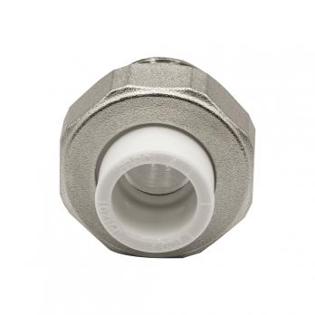 Муфта комб. разъемная, нар 20х1" EVER® plast  БЕЛЫЙ (Россия)