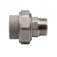 Муфта комб. разъемная, нар 20х1/2'' EVER® plast  СЕРЫЙ (Россия)