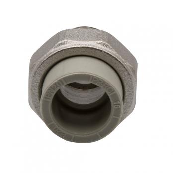 Муфта комб. разъемная, нар 20х1/2'' EVER® plast  СЕРЫЙ (Россия)