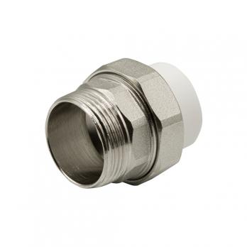 Муфта комб. разъемная, нар 32х1 1/4" EVER® plast  БЕЛЫЙ (Россия)