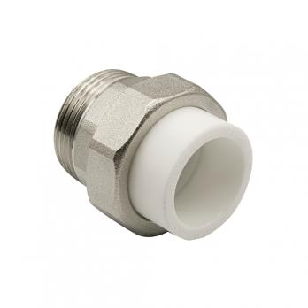 Муфта комб. разъемная, нар 32х1 1/4" EVER® plast  БЕЛЫЙ (Россия)