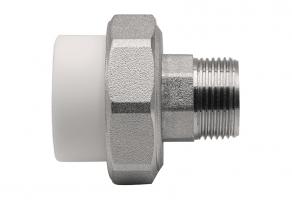 Муфта комб. разъемная, нар 32х3/4" EVER® plast БЕЛЫЙ (Россия)