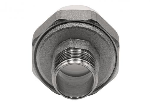 Муфта комб. разъемная, нар 32х3/4" EVER® plast БЕЛЫЙ (Россия)