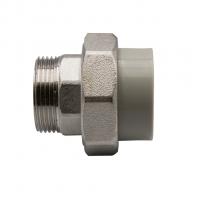 Муфта комб. разъемная, нар 40х1 1/4'' EVER® plast  СЕРЫЙ (Россия)