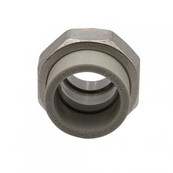 Муфта комб. разъемная, нар 40х1 1/4'' EVER® plast  СЕРЫЙ (Россия)