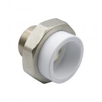 Муфта комб. разъемная, нар 50х1 1/2" EVER® plast  БЕЛЫЙ (Россия)