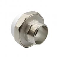 Муфта комб. разъемная, нар 63х2" EVER® plast  БЕЛЫЙ (Россия)