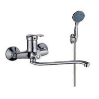 Смеситель для ванны и раковины 40к Казань КС 201242 S-нос мет флаж мет шланг лейка