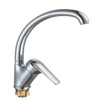 Смеситель для кухни 40к Glauf 9G4-A182 ЛАТ бок. ручка, п/гайку