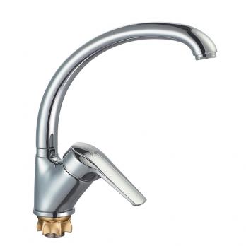 Смеситель для кухни 40к Glauf 9G4-A182 ЛАТ бок. ручка, п/гайку