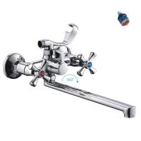 Смеситель для ванны и раковины 1/2 кер F22732-B FRAP плоский излив