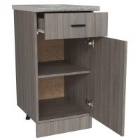 Стол разделочный 40 шимо/ясень светлый (1 ящик), столешница гранит пёстрый