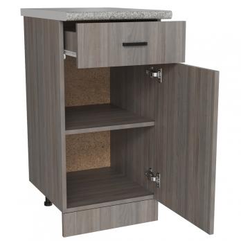 Стол разделочный 40 шимо/ясень светлый (1 ящик), столешница гранит пёстрый