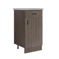 Стол разделочный 40 шимо/ясень темный (1 ящик), столешница гранит пёстрый