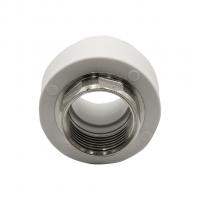 Муфта комб. вн 32х1'' под ключ EVER® plast БЕЛЫЙ (Россия)