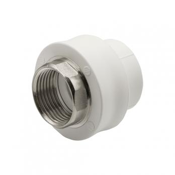 Муфта комб. вн 32х1'' под ключ EVER® plast БЕЛЫЙ (Россия)