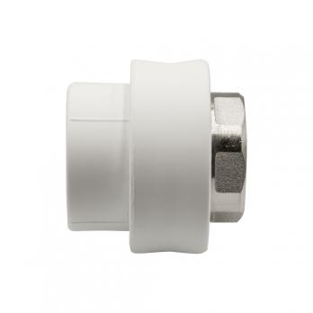 Муфта комб. вн 32х1'' под ключ EVER® plast БЕЛЫЙ (Россия)