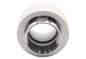 Муфта комб. вн 40х1 1/4'' под ключ EVER® plast БЕЛЫЙ (Россия)