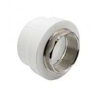 Муфта комб. вн 63х2'' под ключ EVER® plastБЕЛЫЙ (Россия)