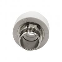 Муфта комб. нар 32х1'' под ключ EVER® plastБЕЛЫЙ (Россия)