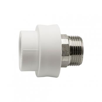 Муфта комб. нар 32х1'' под ключ EVER® plastБЕЛЫЙ (Россия)