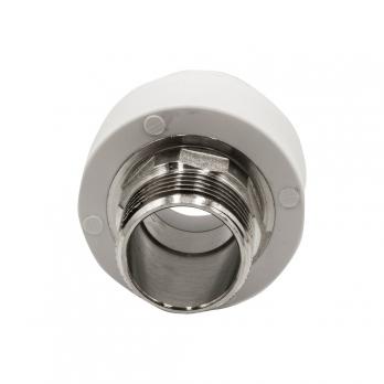 Муфта комб. нар 32х1'' под ключ EVER® plastБЕЛЫЙ (Россия)