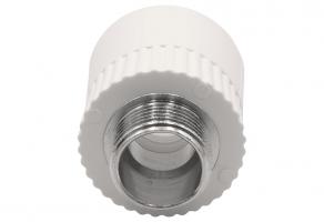 Муфта комб. нар 32х3/4'' EVER® plast БЕЛЫЙ (Россия)
