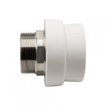 Муфта комб. нар 63х2'' под ключ EVER® plast БЕЛЫЙ (Россия)