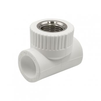 Тройник комб. вн 20х1/2''х20 EVER® plast БЕЛЫЙ (Россия)