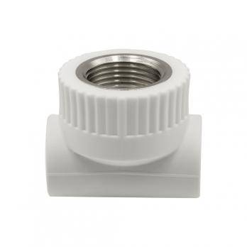 Тройник комб. вн 20х3/4''х20 EVER® plast  БЕЛЫЙ (Россия)