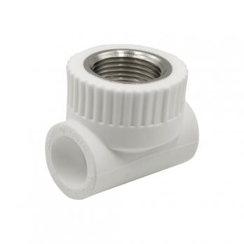 Тройник комб. вн 20х3/4''х20 EVER® plast  БЕЛЫЙ (Россия)