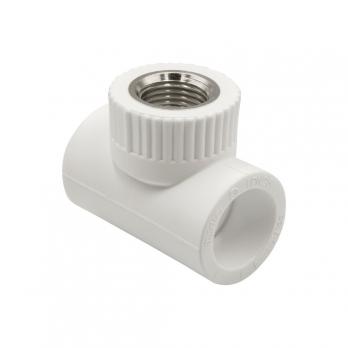 Тройник комб. вн 25х1/2''х25 EVER® plast  БЕЛЫЙ (Россия)