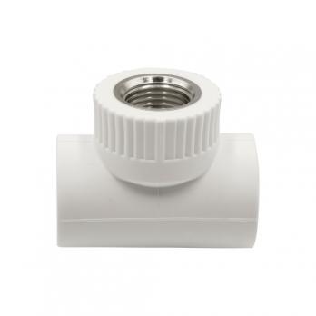 Тройник комб. вн 25х1/2''х25 EVER® plast  БЕЛЫЙ (Россия)