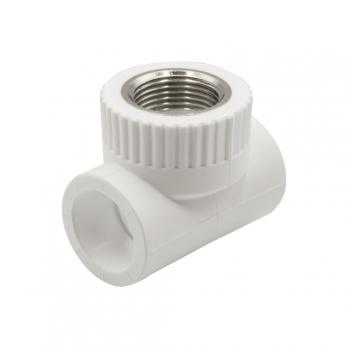 Тройник комб. вн 25х3/4''х25 EVER® plast БЕЛЫЙ (Россия)