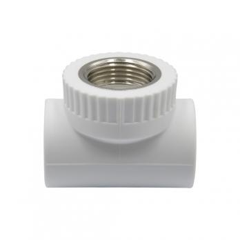 Тройник комб. вн 32х1''х32 EVER® plast  БЕЛЫЙ (Россия)